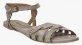 Berry Purple Cream Sandals Women