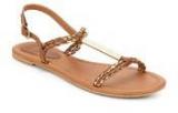 Berry Purple Golden Sandals women