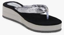 Berry Purple Silver Wedges women