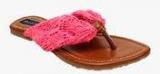 Blue Button Pink Sandals women