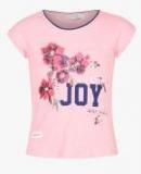 Bossini Pink Printed Regular Top Girls