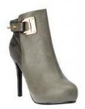 Bruno Manetti Ankle Length Grey Boots Women