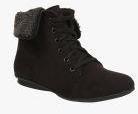 Bruno Manetti Black Heeled Boots Women