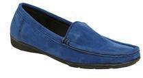 Bruno Manetti Blue Moccasins women