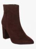 Bruno Manetti Burgundy Heeled Boots Women