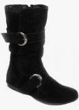 Bruno Manetti Calf Length Black Boots Women