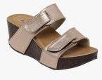 Bruno Manetti Copper Solid Sandals Women