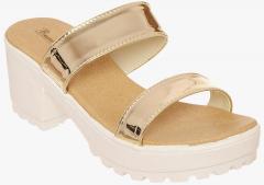 Bruno Manetti Gold Sandals women