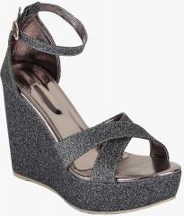 Bruno Manetti Grey Synthetic Wedges women