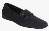 Bruno Manetti Navy Blue Moccasins Women