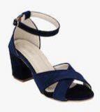 Bruno Manetti Navy Blue Sandals Women