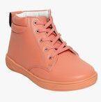 Bruno Manetti Peach Mid Top Sneakers Girls