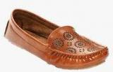 Bruno Manetti Tan Moccasins Women