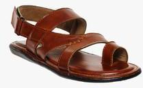 Bruno Manetti Tan Sandals men