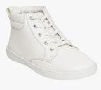 Bruno Manetti White Mid Top Sneakers Boys