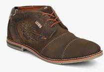 Bugatti Fedele Brown Derby Boots men