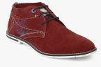 Bugatti Maroon Boots Men