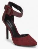 Call It Spring Maroon Stilettos Women