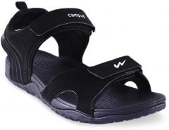 Campus Black Sports Sandals men