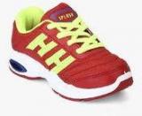 Campus Splash Red Running Shoes boys