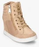 Carlton London Beige Ankle Length Boots Women