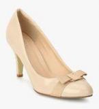 Carlton London Beige Bow Belly Shoes women