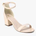 Carlton London Beige Heels Sandals Women