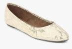 Carlton London Beige Printed Ballerinas Women