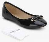 Carlton London Black Bow Belly Shoes girls