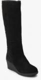 Carlton London Black Calf Length Boots women