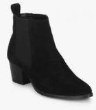 Carlton London Black Chelsea Ankle Length Boots men