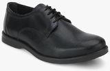 Carlton London Black Derby Formal Shoes men