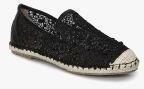 Carlton London Black Espadrille Lifestyle Shoes Women