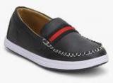 Carlton London Black Loafers Boys