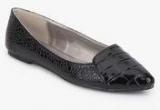 Carlton London Black Metallic Belly Shoes Women