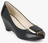 Carlton London Black Peep Toes Women