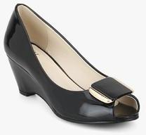 Carlton London Black Peep Toes women