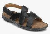 Carlton London Black Sandals Men