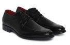 Carlton London Black Solid Derbys Men