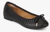 Carlton London Black Weaved Belly Shoes Women