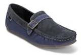 Carlton London Blue Moccasins Men