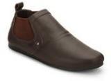 Carlton London Brown Formal Shoes Men