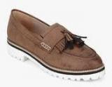 Carlton London Brown Tassel Lifestyle Shoes women