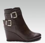 Carlton London Coffee Brown Solid Heeled Boots Women