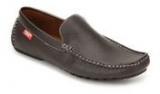 Carlton London Coffee Moccasins Men