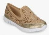 Carlton London Golden Casual Sneakers Women