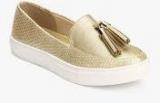 Carlton London Golden Tassel Casual Sneakers Women