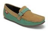 Carlton London Green Moccasins Men