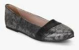 Carlton London Grey Animal Print Belly Shoes Women