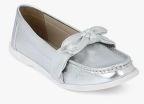 Carlton London Grey Bow Moccasins Women